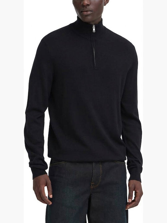 BHBAGGE HALF-ZIP KNIT SWEATER "BLACK BEAUTY"