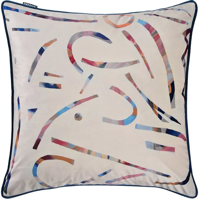BLISS MULTI-COLORED PRINTED PILLOW 20X20