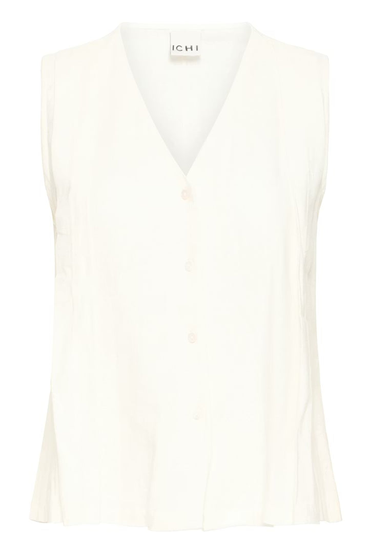 IHLINNO BLOUSE "CLOUD DANCER/WHITE"