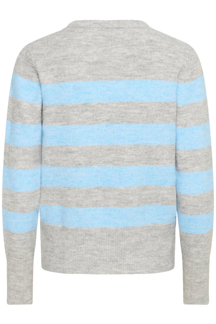 KANIEL STRIPED PULLOVER "BLUE TONED"