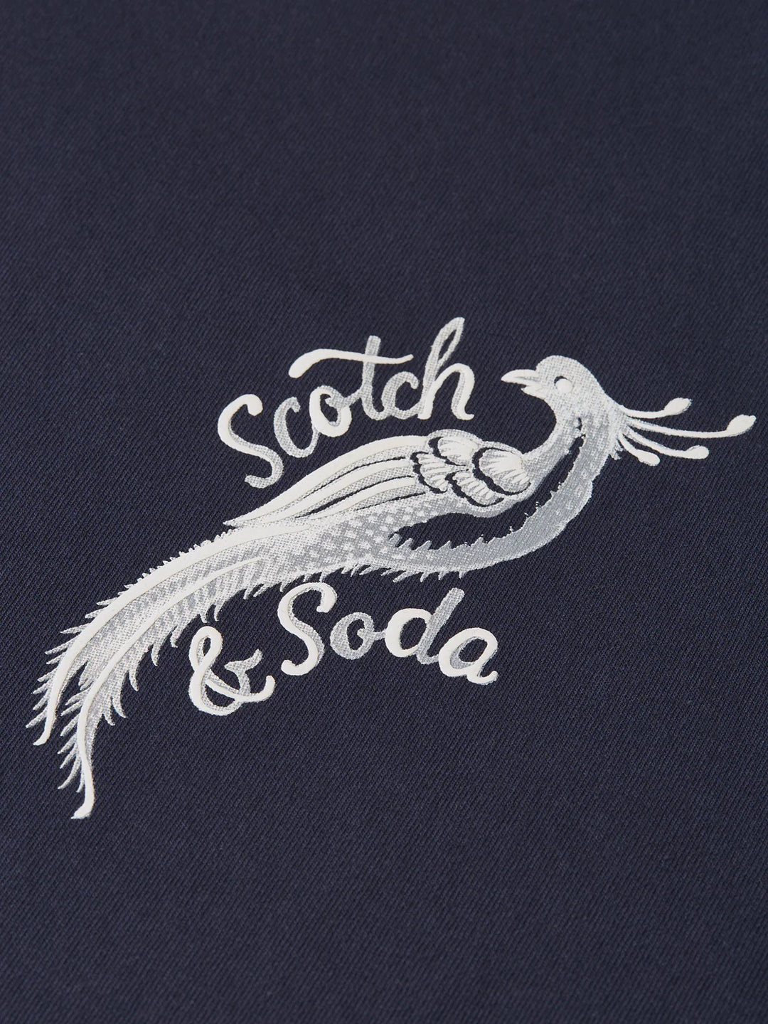 SCOTCH &amp; SODA X ROYAL DELFT ARTWORK RELAXED T-SHIRT "SKY CAPTAIN"