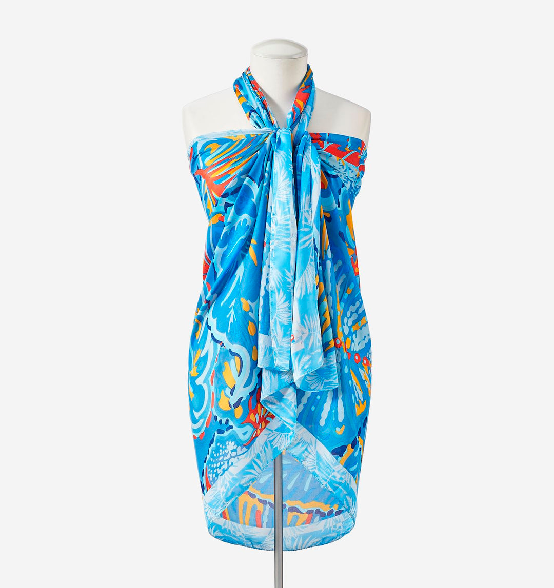 PRINTED SARONG "BLUE"