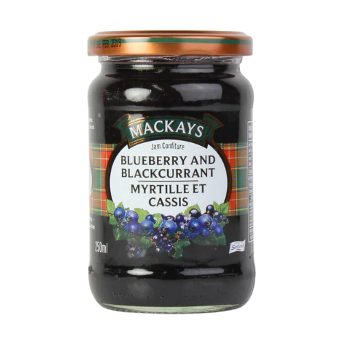 BLUEBERRY AND BLACKCURRANT PRESERVE 250ML