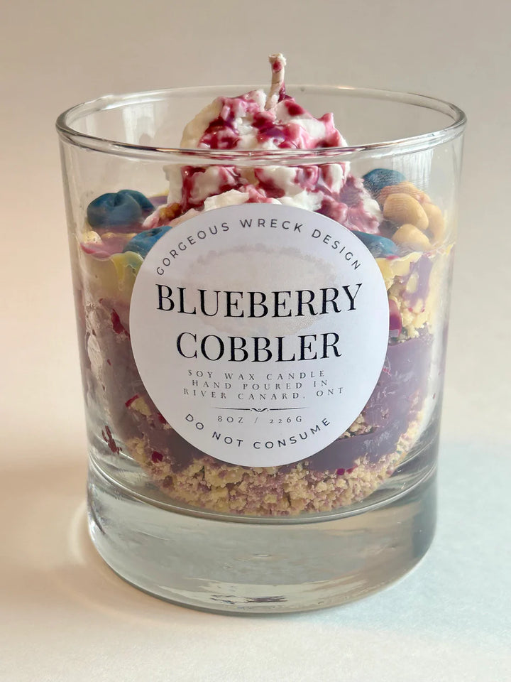 BLUEBERRY COBBLER DESSERT CANDLE