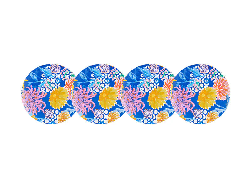 MAXWELL & WILLIAMS SUNBURST MELAMINE PLATE - 20CM - SET OF 4