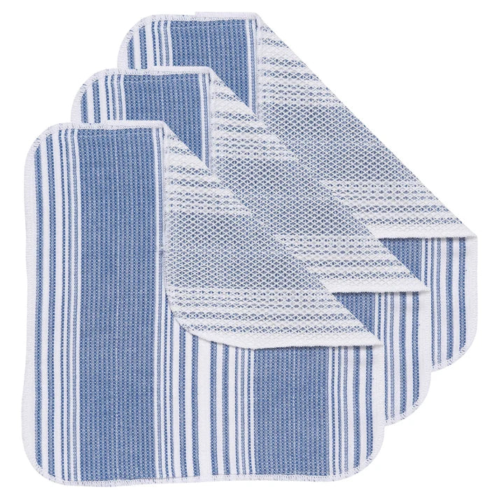 SCRUB-IT ROYAL BLUE DISHCLOTHS - SET OF 3