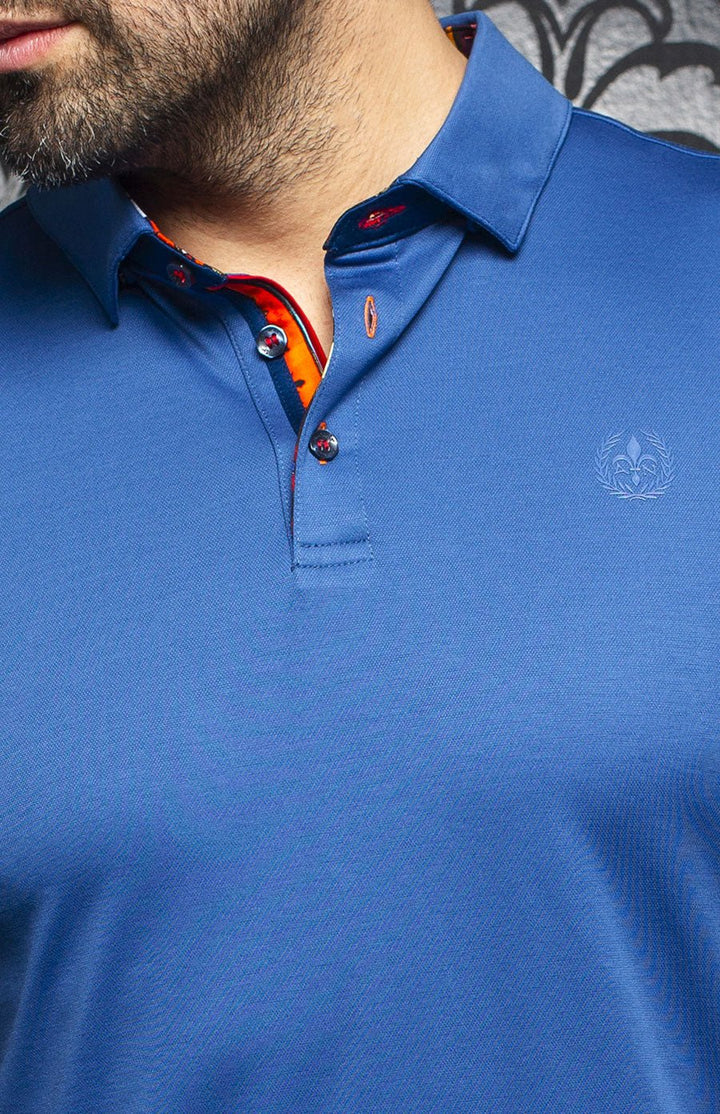 POLO FALCON - WHITE/NAVY/BLUE/BLACK/RED