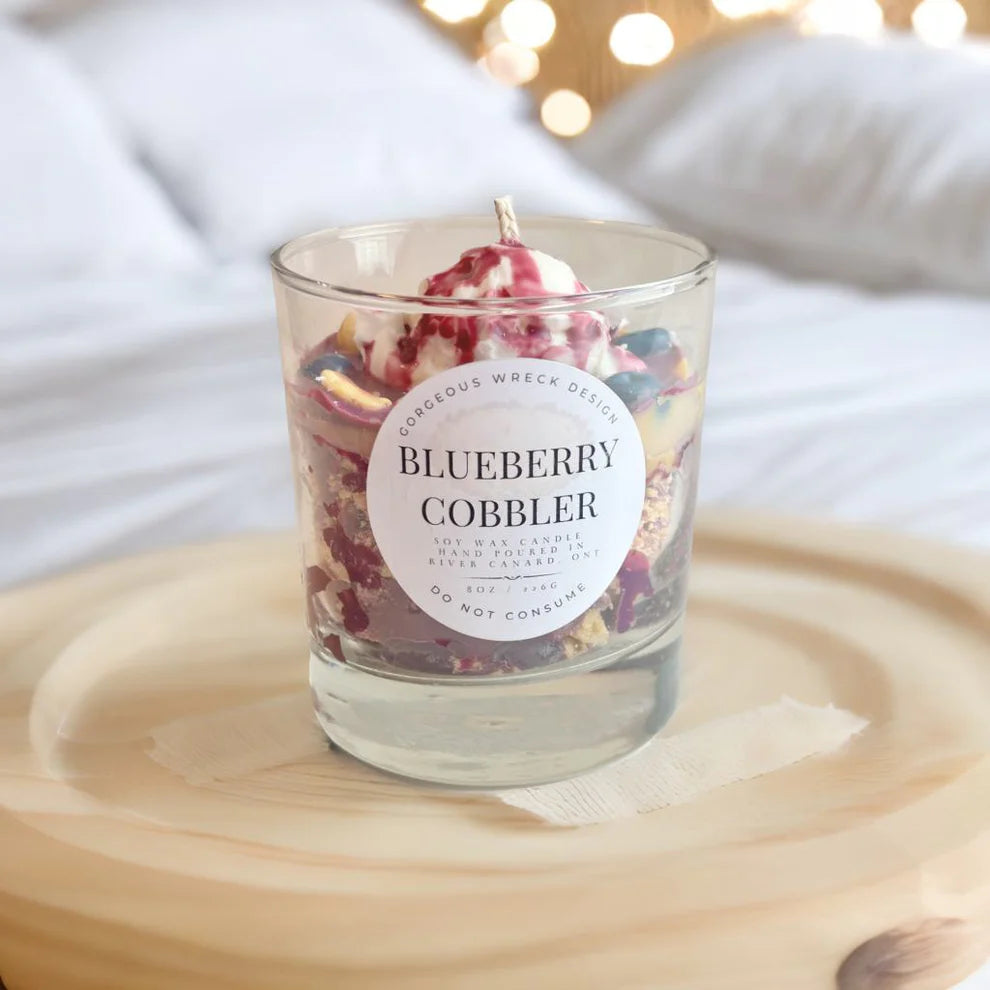 BLUEBERRY COBBLER DESSERT CANDLE