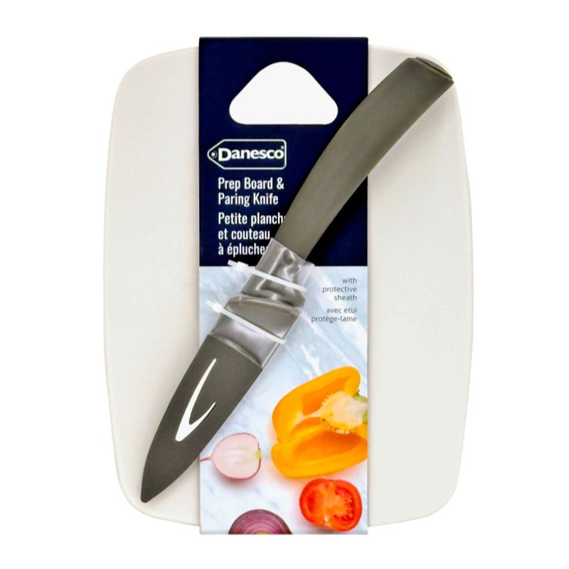 PREP BOARD AND PARING KNIFE SET