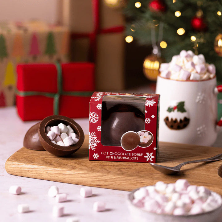 CHRISTMAS HOT CHOCOLATE BOMB IIN A BOX 50G