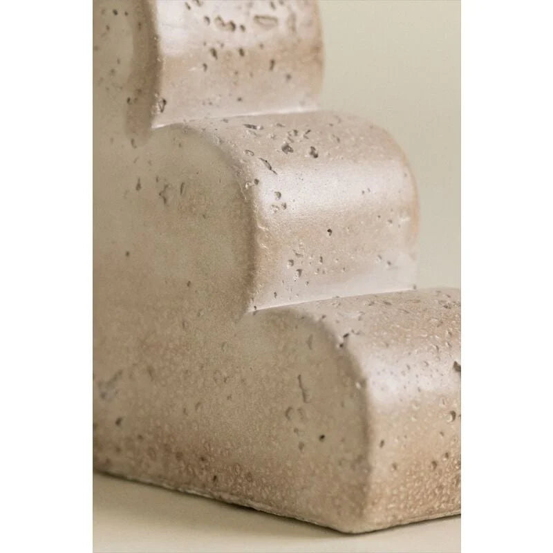 TRAVERTINE LOOK BOOKENDS - SET OF 2