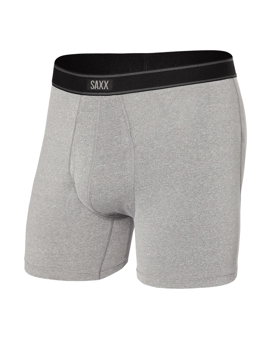 DAYTRIPPER BOXER BRIEF 5" "GREY HEATHER"