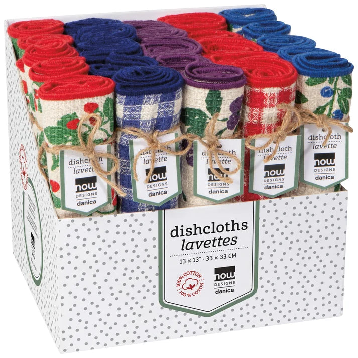 BERRY BRAMBLE DISHCLOTHS - 25 ASSORTED CHOICES