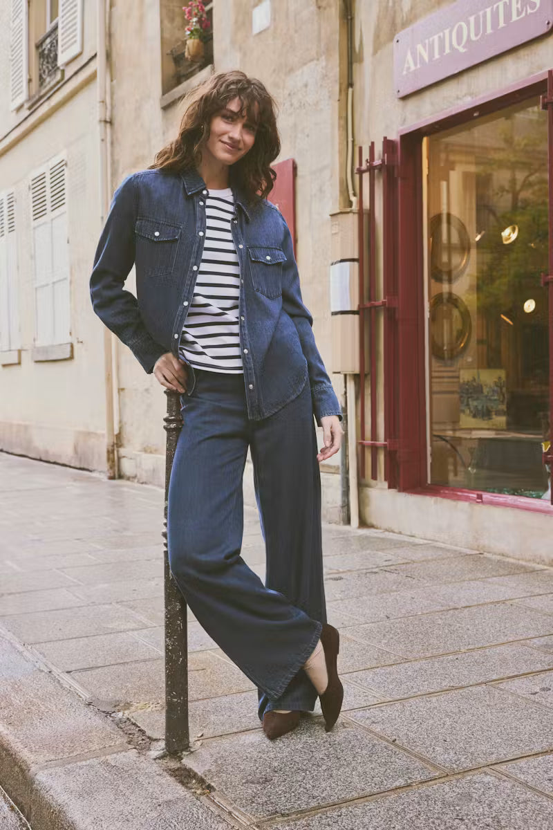 FRBREE SHIRT "WHITE W. SALUTE STRIPE"