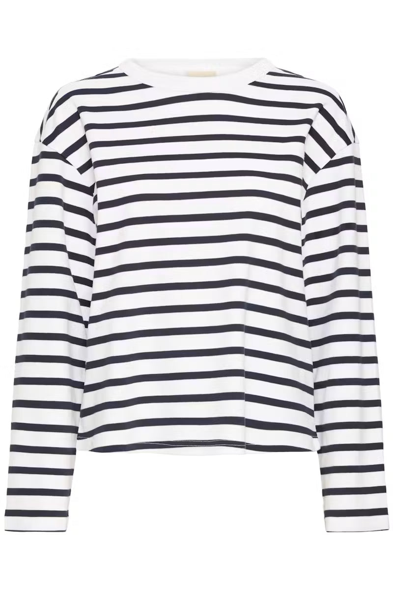 FRBREE SHIRT "WHITE W. SALUTE STRIPE"
