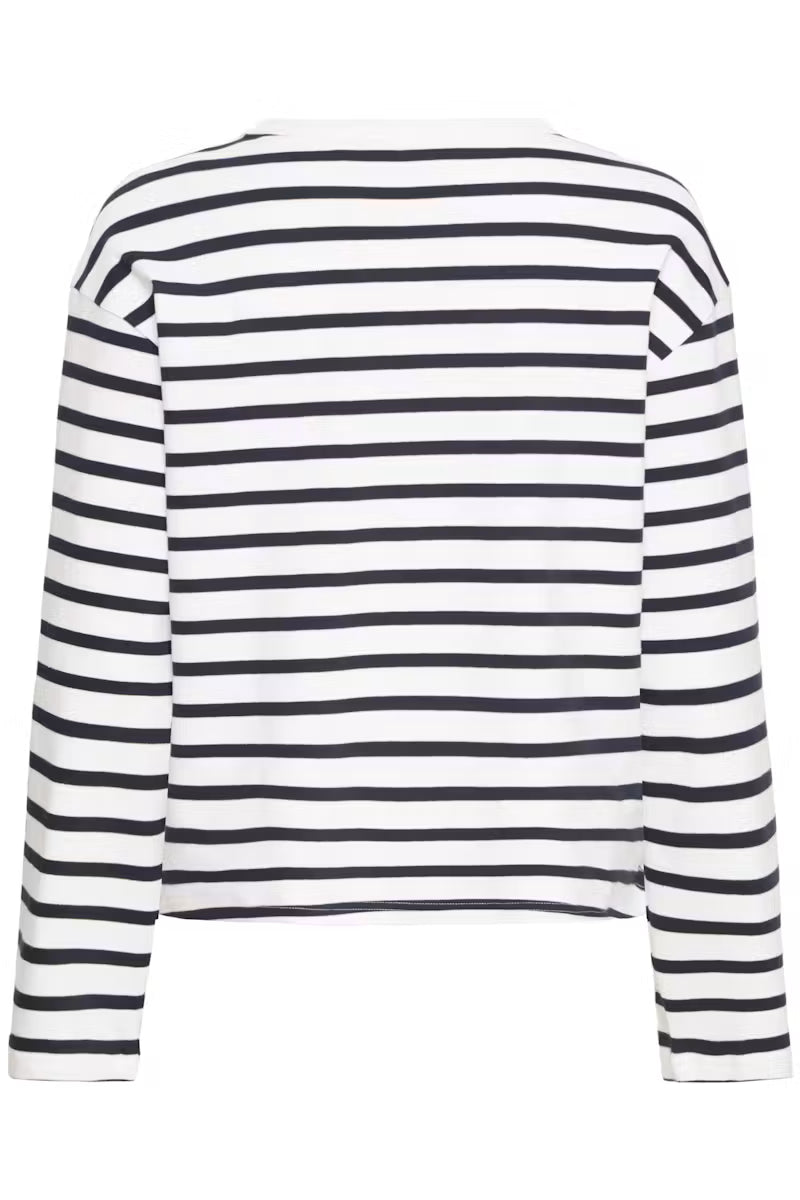 FRBREE SHIRT "WHITE W. SALUTE STRIPE"