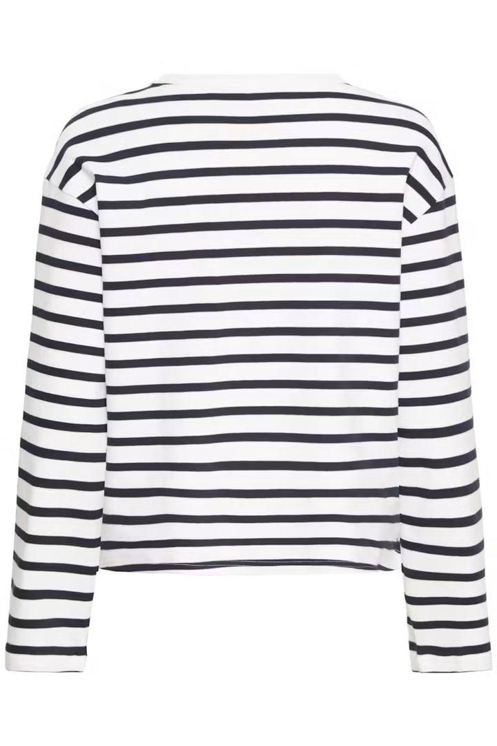FRBREE SHIRT "WHITE W. SALUTE STRIPE"