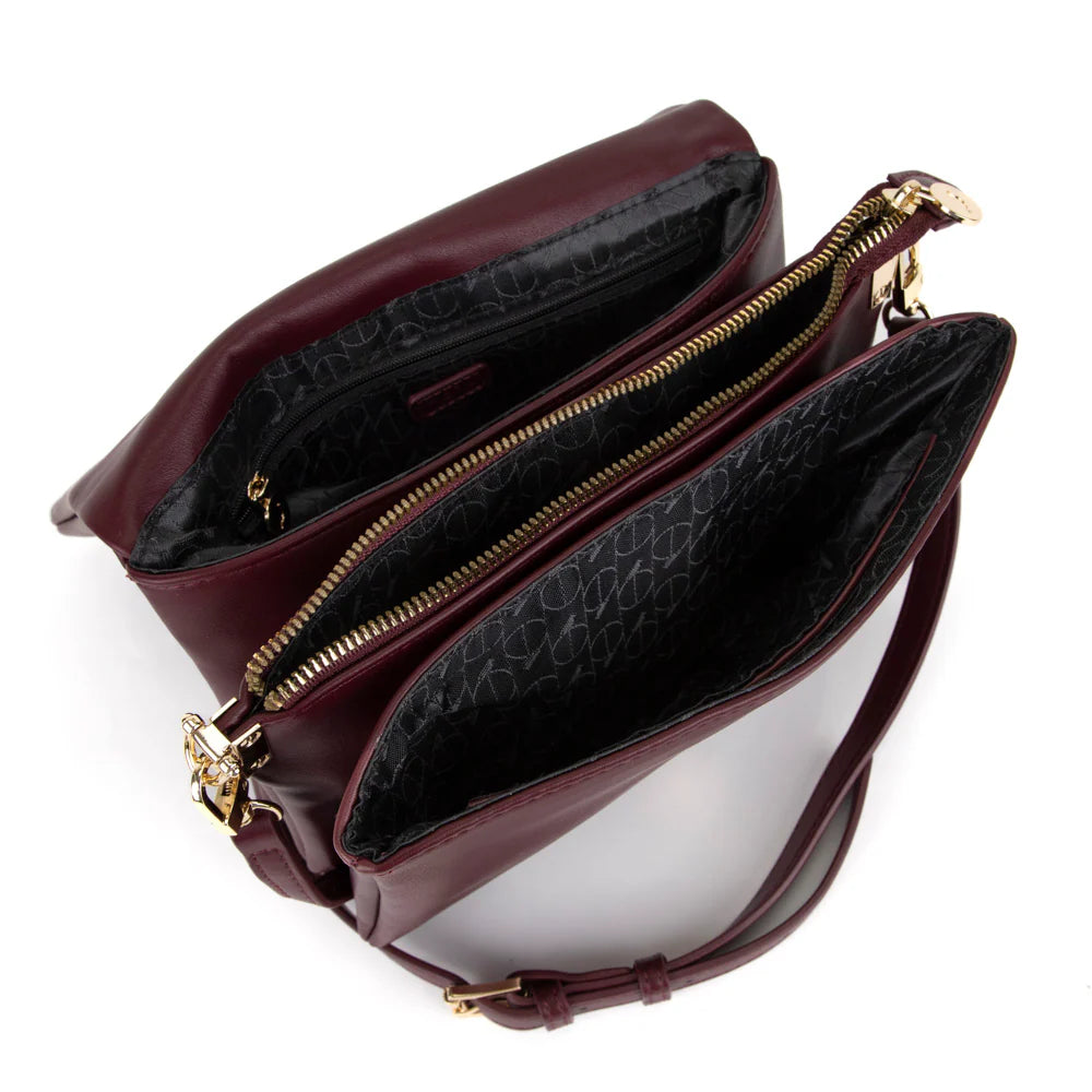 RIONA XBODY 3-COMPARTMENT BRENDA "BURGUNDY"