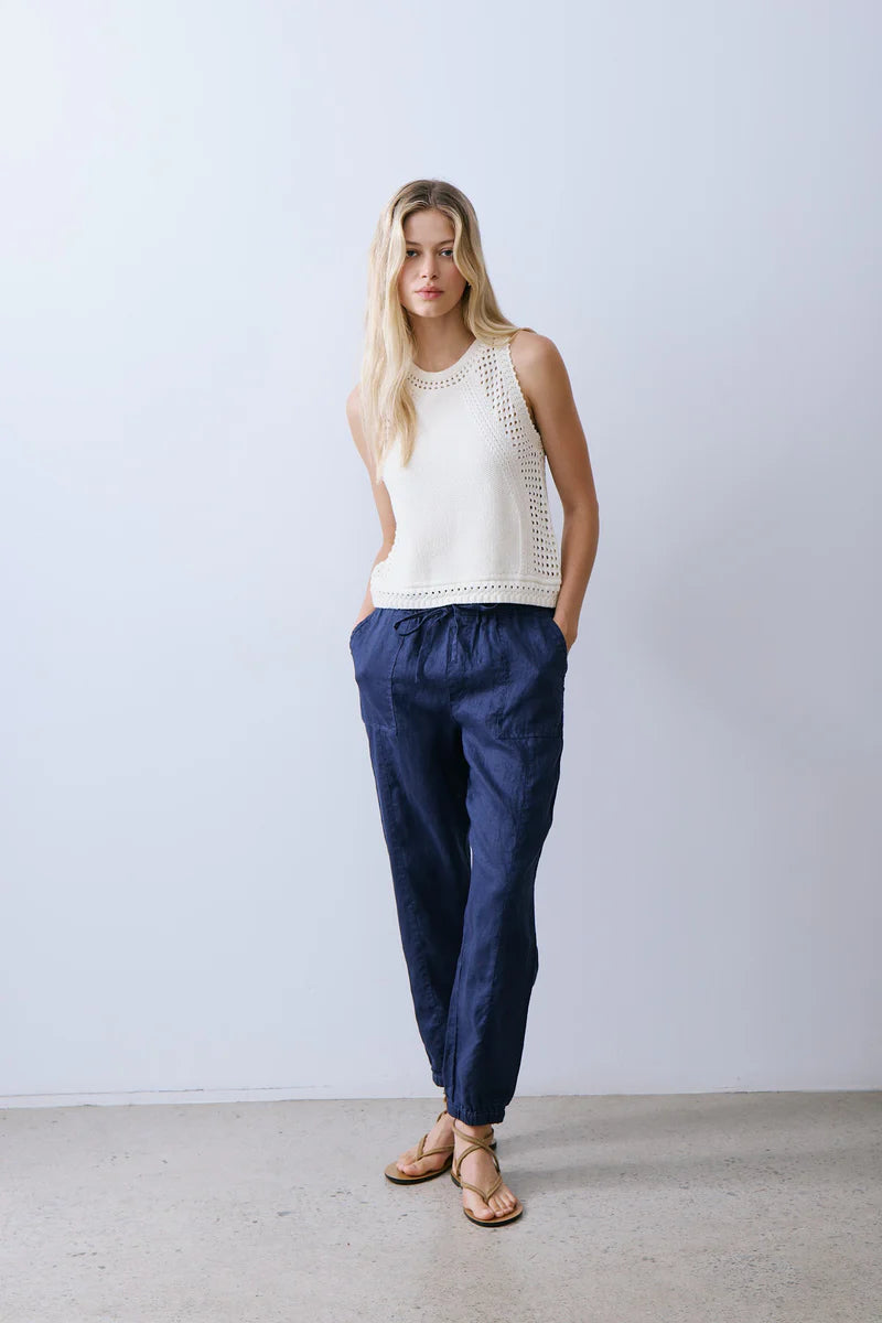 BRIE PANTS "NAVY"