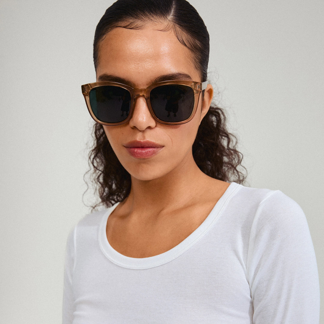 KATYA SUNGLASSES "LIGHT BROWN"