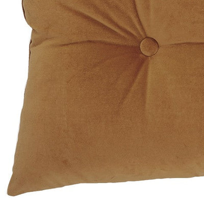 RIAD BROWN VELVET OBLONG DECORATIVE PILLOW 16X24