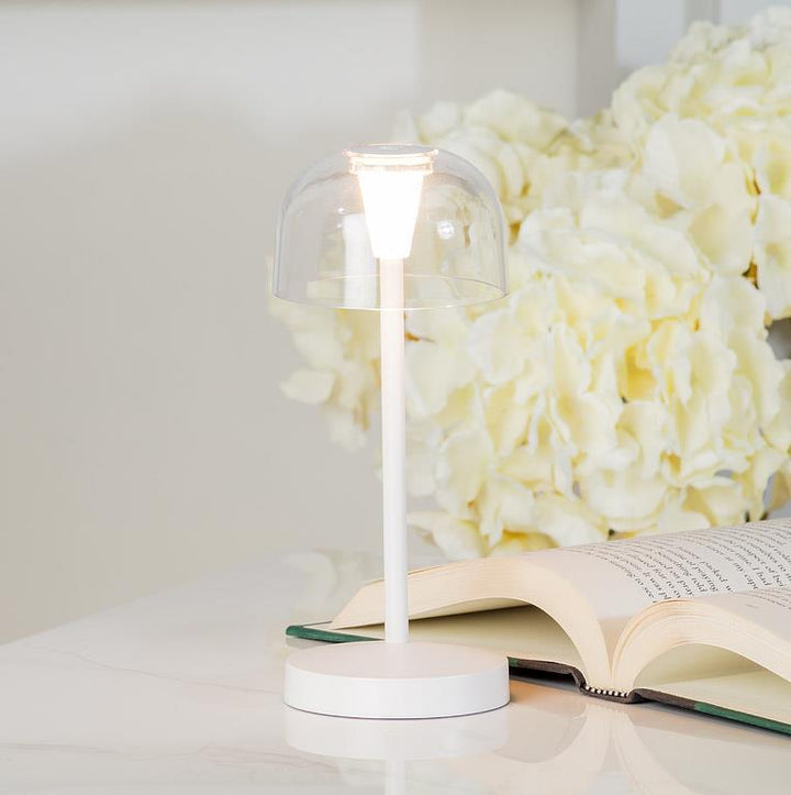 BUBBLE SHADE LED LIGHT - WHITE 7&