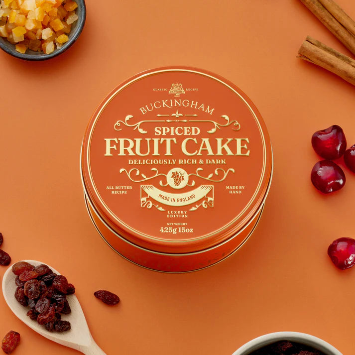 BUCKINGHAM SPICED FRUIT CAKE 425G