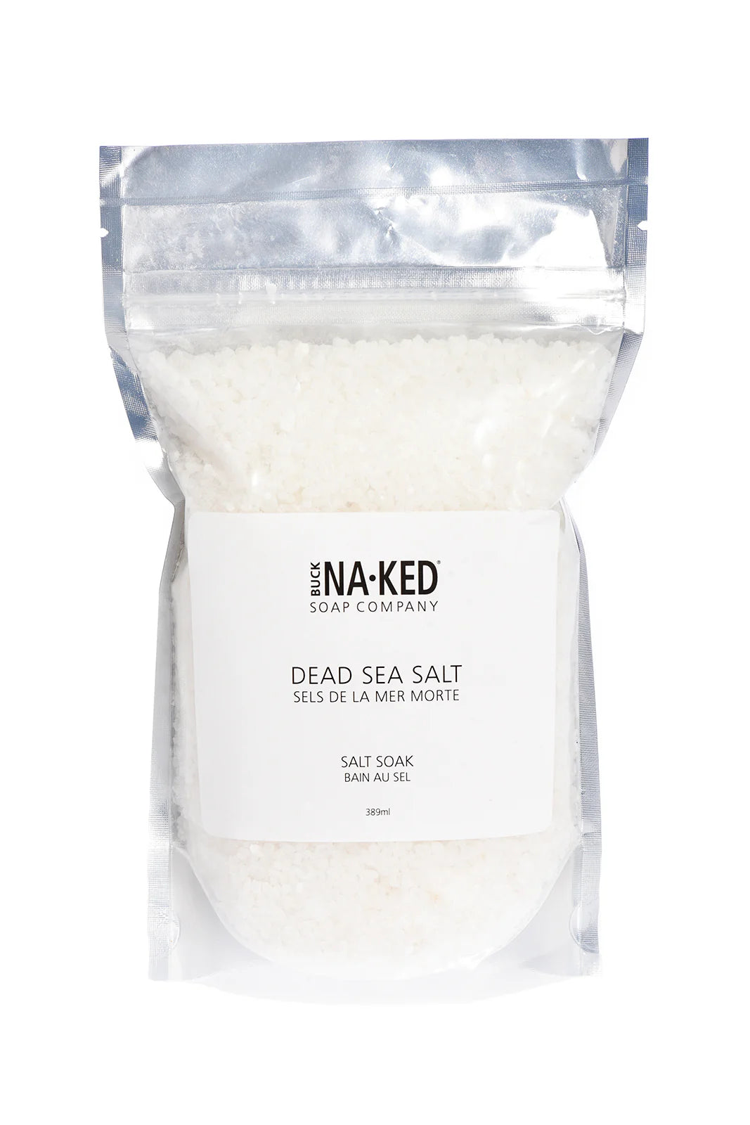 BUCK NAKED DEAD SEA SALT SOAK - 389ml