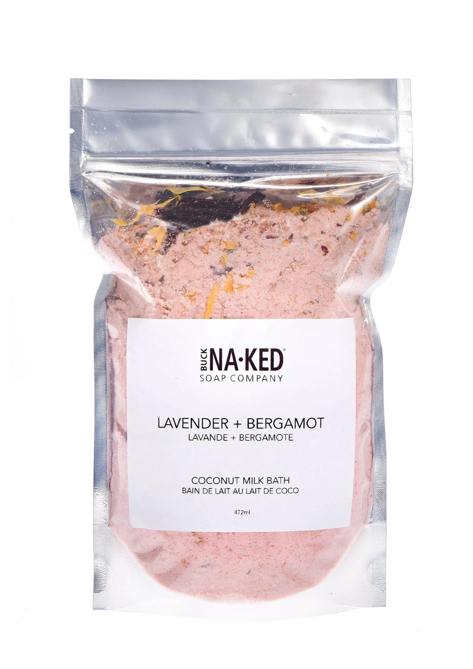 BUCK NAKED LAVENDER & BERGAMOT COCONUT MILK BATH - 472ML