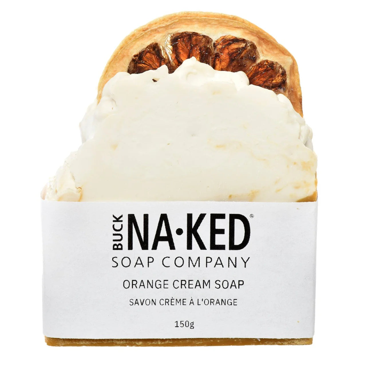 BUCK NAKED ORANGE CREAM BAR SOAP - 150g