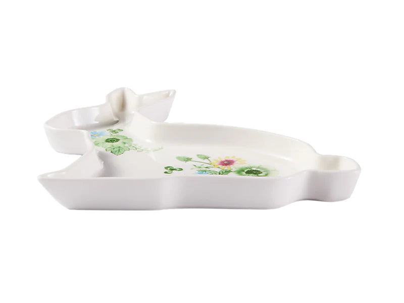 CLOVER &amp; COTTONTAIL BUNNY DISH 21.5X24CM - GIFT BOXED