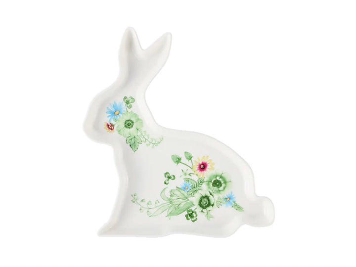 CLOVER &amp; COTTONTAIL BUNNY DISH 21.5X24CM - GIFT BOXED