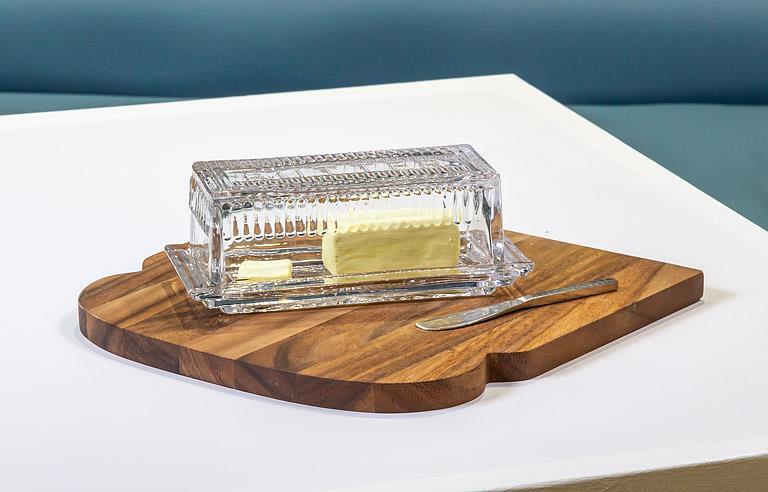 QUARTER POUND COVERED BUTTER DISH 7''