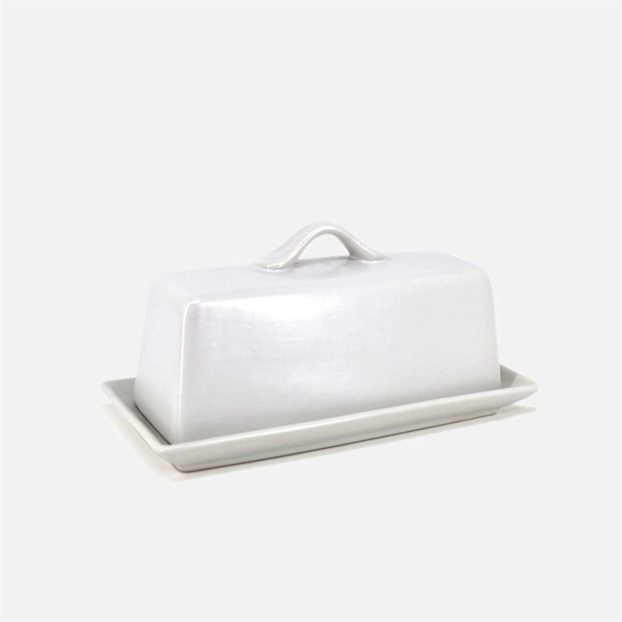 PARK WEST BUTTER DISH "WHITE"