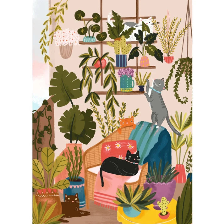 BALCONY CATS - 1000-PIECE PUZZLE
