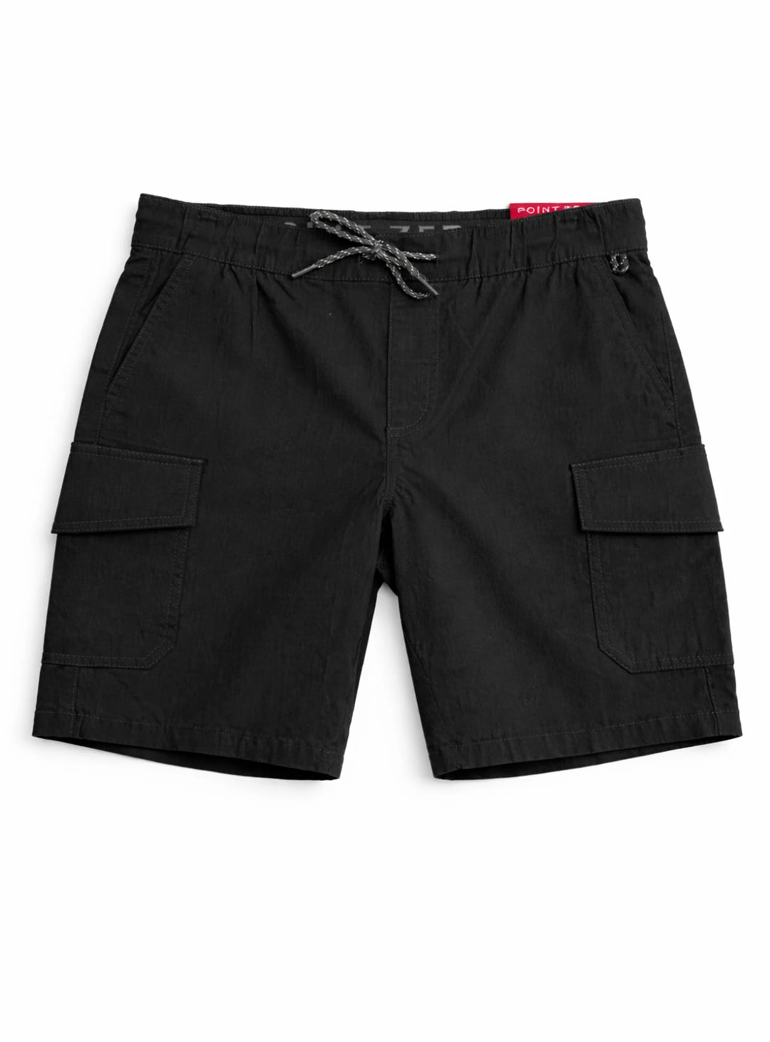 LOUIS - SUPER FLEX PULL-ON CARGO SHORT "BLACK"