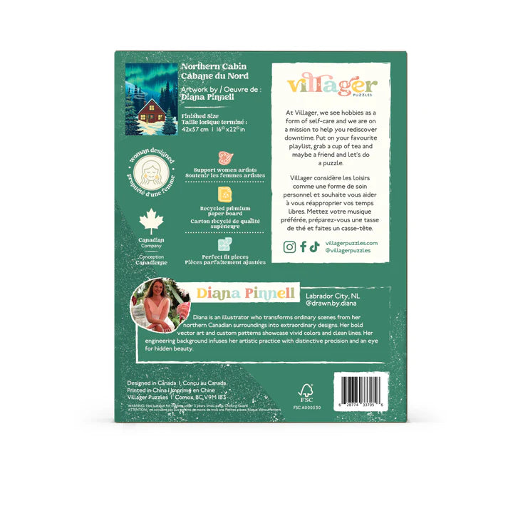 NORTHERN CABIN | 500-PIECE PUZZLE