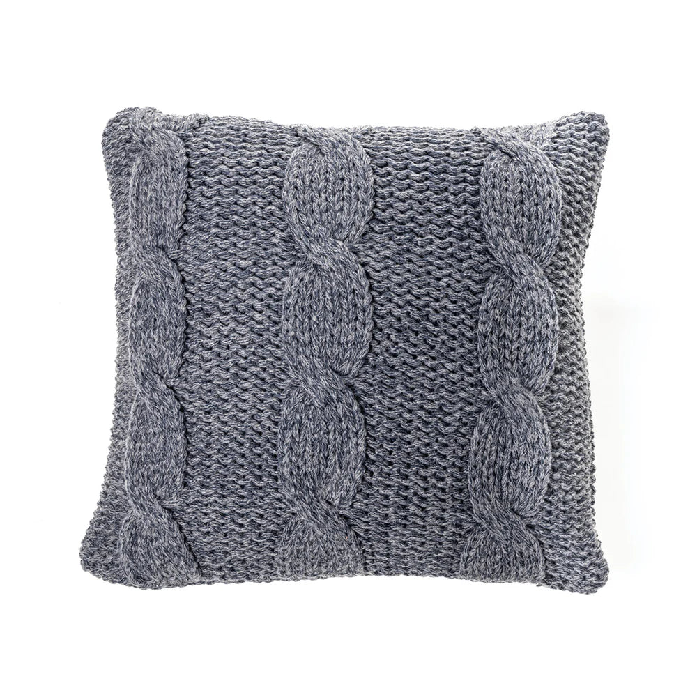 MITOS CABLE KNIT DECORATIVE PILLOW 18X18