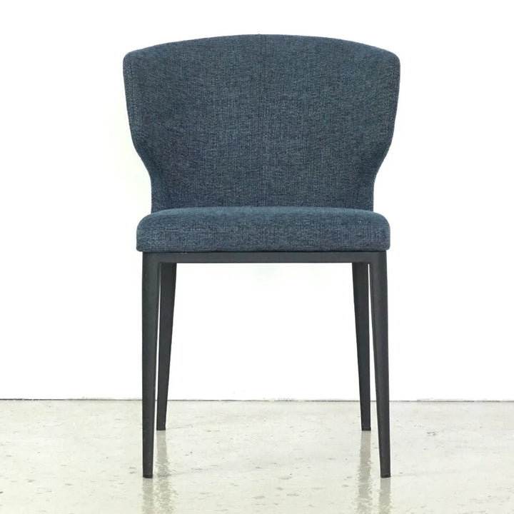 CABO CHAIR WITH SOLID WOOD BASE "BLUE"