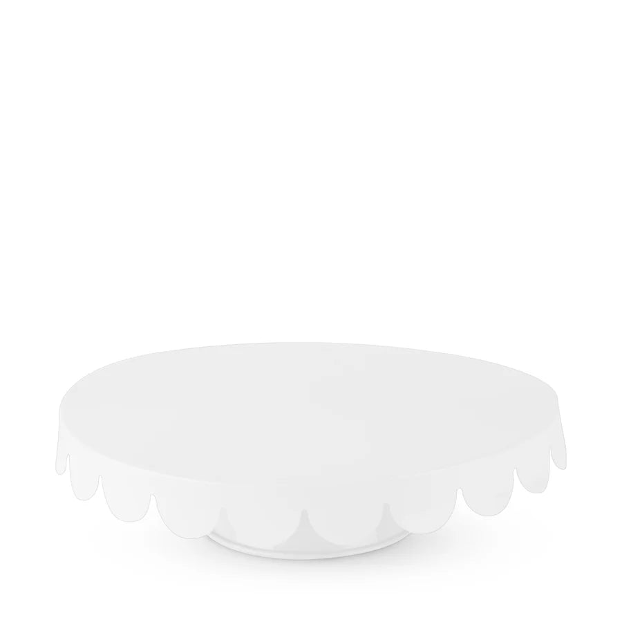 WHITE METAL CAKE STAND