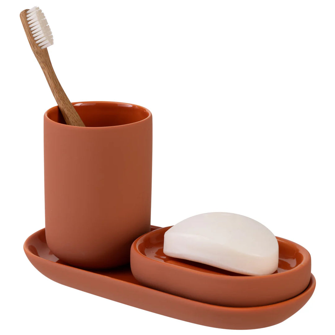 CALLAN CERAMIC TRAY - TERRA COTTA