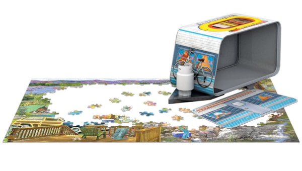 CAMPING TRAILER TIN - 550-PIECE PUZZLE