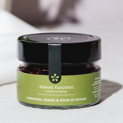 CRANBERRY, ORANGE AND SICHUAN PEPPER JAM 125ML