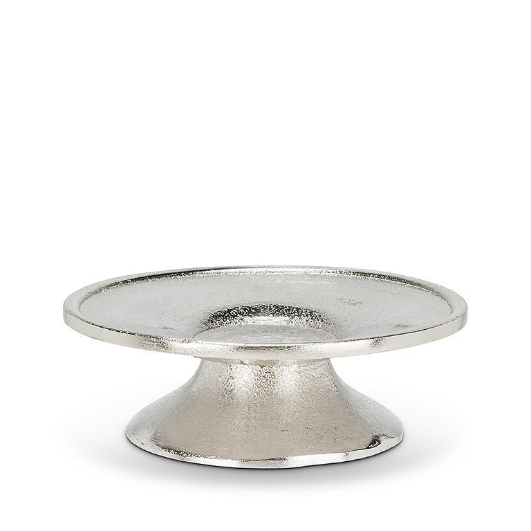 LOW PILLAR PLATE - SILVER 5.5''D