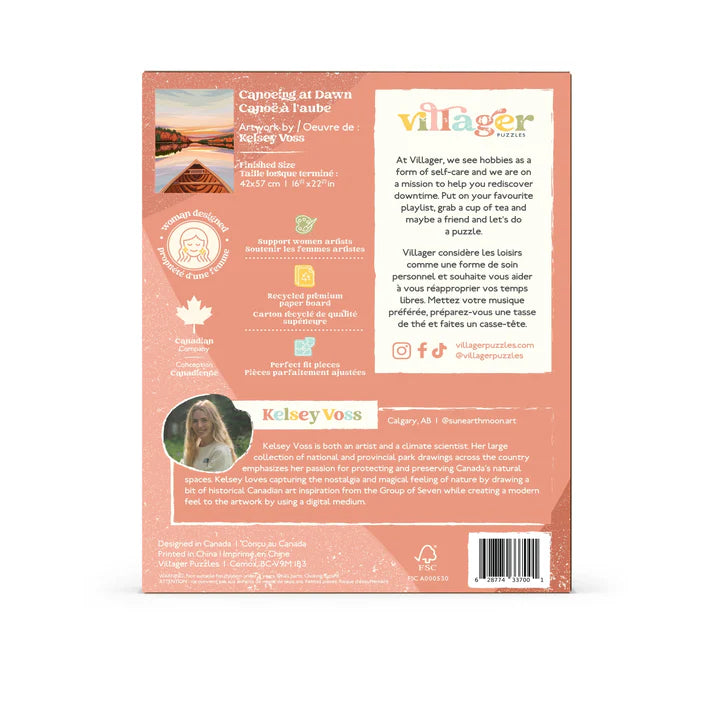 CANOEING AT DAWN | 500-PIECE PUZZLE