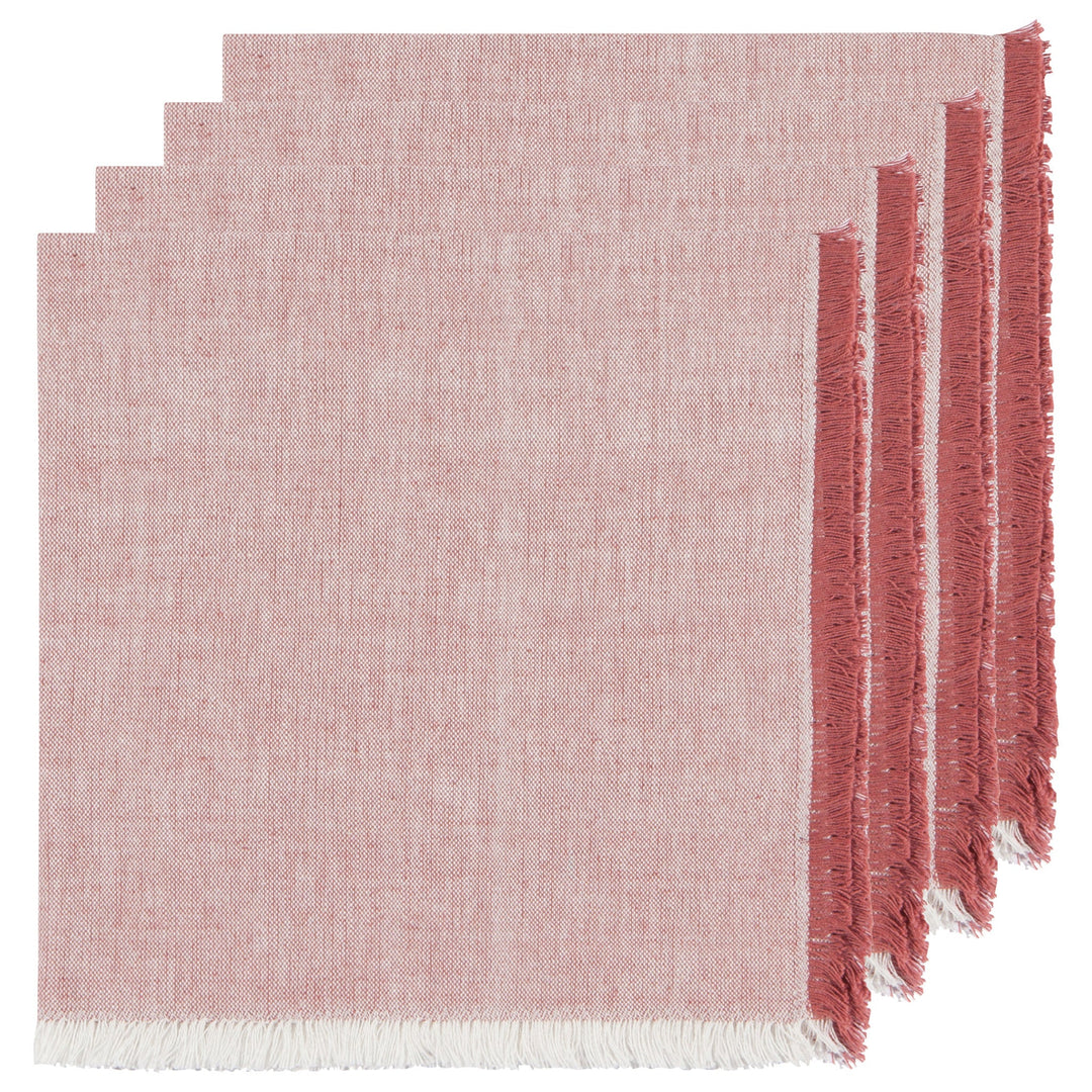CANYON ROSE CHAMBRAY NAPKINS - SET OF 4