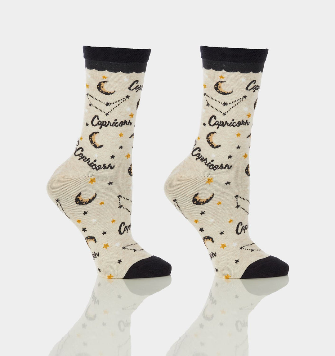 ASTROLOGICAL CAPRICORN CREW SOCKS
