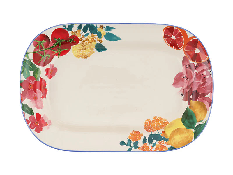 CAPRI DEEP OBLONG PLATTER 38X25CM