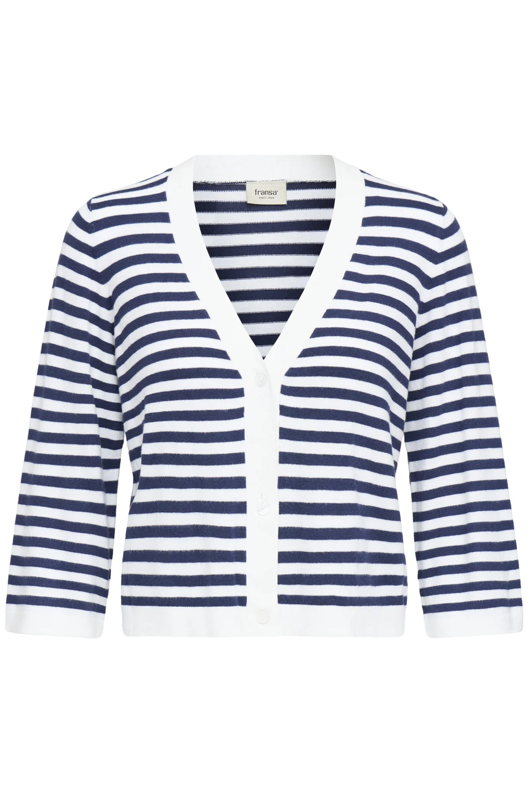FRMARY CARDIGAN "NAVY STRIPE"