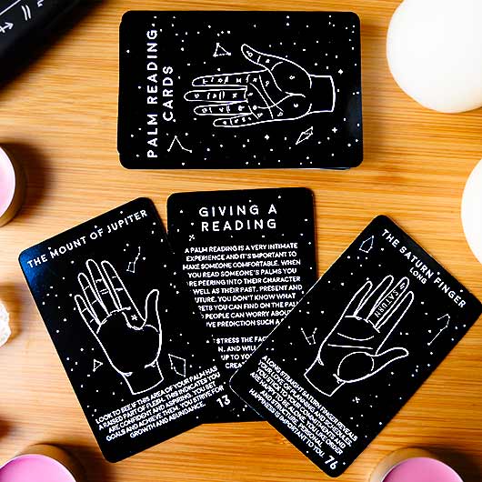 PALM READING CARDS